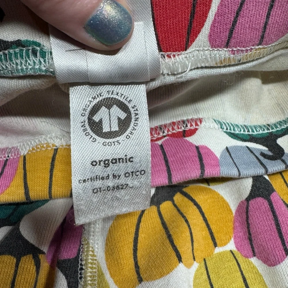 Hanna Andersson Kids Festive Fall Print Pajama Top/Bottom - Unisex - Size 8